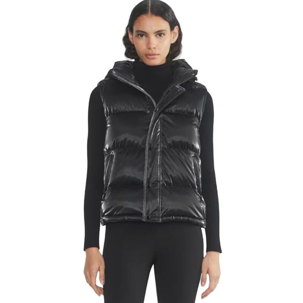 Aritzia The Super Puff Vest Liquid Shine Premium Down Puffer Vest M